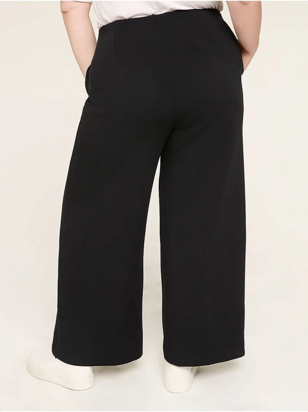 Lane Bryant Journey Knit High-Rise Wide Leg Pant - Picture 2 of 7